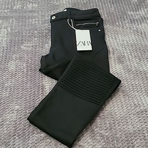 ZARA BIKER JEANS **RARE** NWT